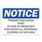 Signmission OSHA Notice, 5" Height, Primed Dry Standpipe Sign, 7" X 5", Landscape OS-NS-D-57-L-17804 - alternate 1